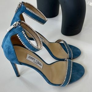 Authentic Jimmy Choo Jewel Trimmed Heels